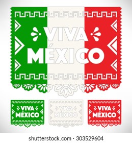 Viva Mexico - Cut Out Paper Composition