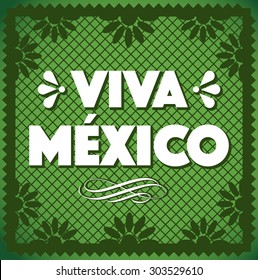 Viva Mexico - Cut Out Paper Composition