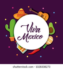 Viva Mexico Design Stock Vector (Royalty Free) 1028338273 | Shutterstock