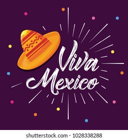 Viva Mexico Design Stock Vector (royalty Free) 1028338288 