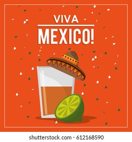 viva mexico greeting tequila hat design