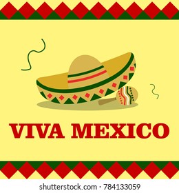 Viva Mexico Illustration