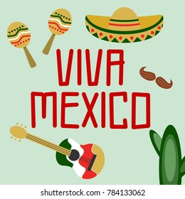 Viva Mexico Illustration