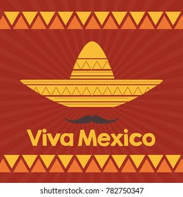 Viva Mexico Illustration Vector