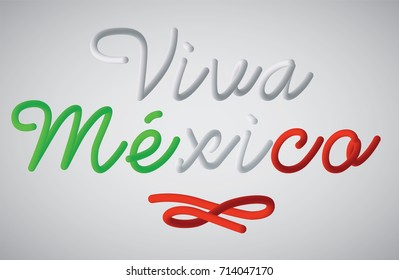 Viva mexico lettering