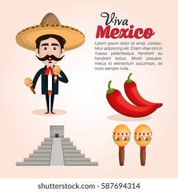 viva mexico poster icon