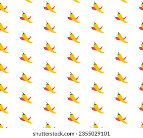 Viva Mexico. Seamless pattern with peppers.