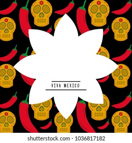 viva mexico traditional card