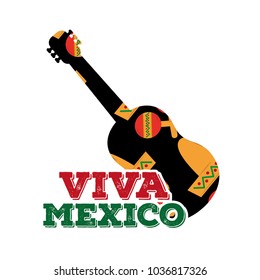 viva mexico traditional card