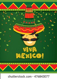 Viva Mexico! Vector illustration