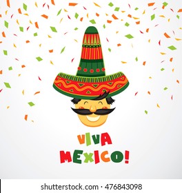 Viva Mexico! Vector illustration