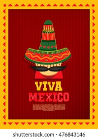 Viva Mexico! Vector illustration