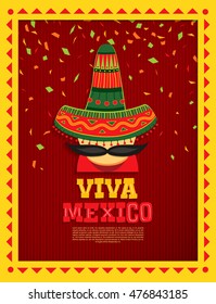 Viva Mexico! Vector illustration