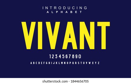 Vivant font. Elegant alphabet letters font and number. Classic Copper Lettering Minimal Fashion Designs. Typography fonts regular uppercase and lowercase. vector illustration