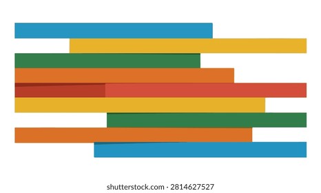 Vivid abstract artwork featuring horizontal colored lines, perfect for creative designs, backgrounds, and visual projects.