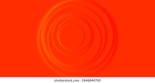 Vivid Abstract Artwork Featuring Red Circular Gradient Patterns on Bright Background