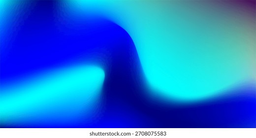 Fondo abstracto vívido con una onda de neón azul y gradiente suave, lo que sugiere energía, tecnología y movimiento. Ideal para presentaciones de tecnología, contenido digital y trabajo de diseño futurista