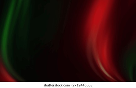 Fondo abstracto vívido con tonos rojos y verdes que fluyen con líneas suaves y concéntricas. Dinámica y moderna, esta Imagen funciona como un telón de fondo versátil para el diseño, 