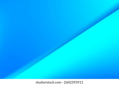 Vivid abstract background featuring a smooth gradient of shades of blue and cyan, ideal for graphic design, web design
