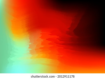Vivid Abstract Gradient Background. Modern Bright Wallpaper. Vector illustration