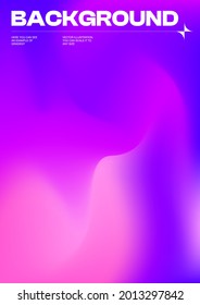 Fondo de degradado de abstracto intenso. Papel de escritorio brillante moderno. Ilustración del vector