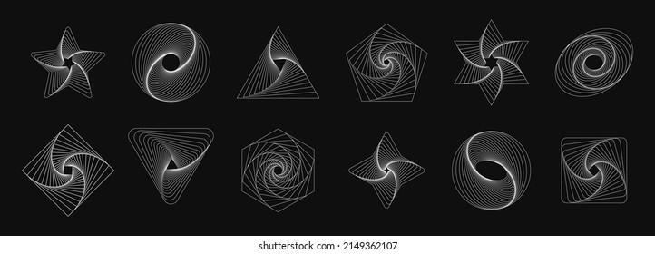 Vivid abstract graphic shapes. Use in web design, business card, invitation, poster, textile print, background.