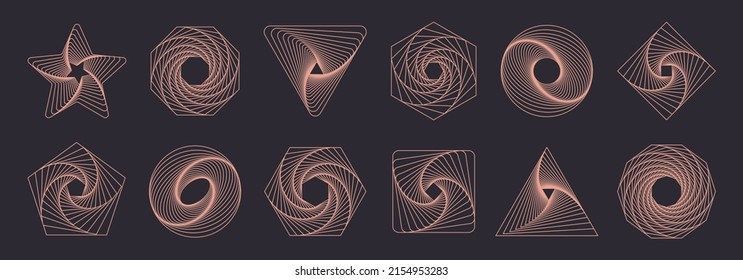 Vivid abstract graphic shapes. Use in web design, business card, invitation, poster, textile print, background.