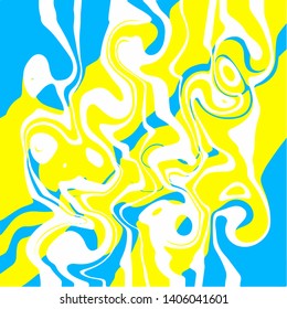 Vivid abstract painting featuring a swirling pattern marbling art. Captures dynamic energy and creative expression, ideal for artistic and decorative purposes or vibrant design concepts.