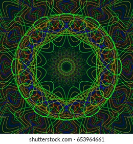 vivid abstract psychedelic colored background. vector illustration