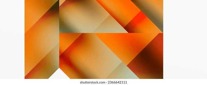Vivid abstraction unfolds. Triangles in seamless harmony, composing dynamic geometric backdrop. Interplay of angles and hues forms captivating tapestry, evoking modernity and artistic allure