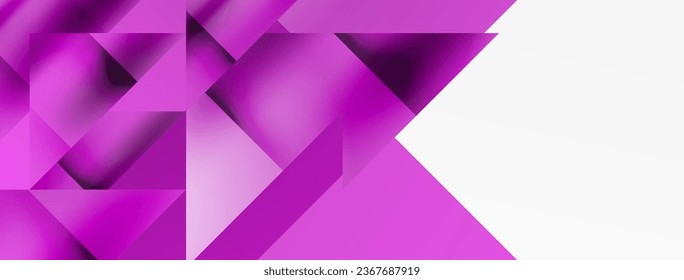 Vivid abstraction unfolds. Triangles in seamless harmony, composing dynamic geometric backdrop. Interplay of angles and hues forms captivating tapestry, evoking modernity and artistic allure