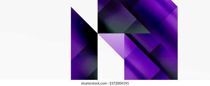 Vivid abstraction unfolds. Triangles in seamless harmony, composing dynamic geometric backdrop. Interplay of angles and hues forms captivating tapestry, evoking modernity and artistic allure