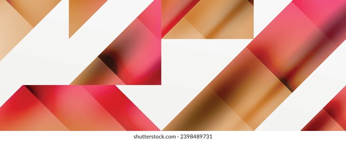 Vivid abstraction unfolds. Triangles in seamless harmony, composing dynamic geometric backdrop. Interplay of angles and hues forms captivating tapestry, evoking modernity and artistic allure