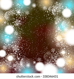Vivid background with colorful light effect. Vector illustration.