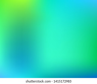 Vivid banner from various element environment. Juicy splash and spreading spot. Vector 3d art illustration layout. Blue gradient various elements that form multicolored blurred graphics.