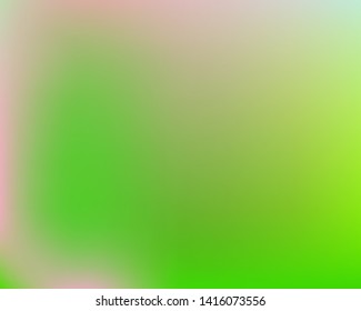 Vivid banner from various element environment. Pretty splash and spreading spot. Vector illustration artbook. Green gradient various elements that form multicolored blurred graphics.
