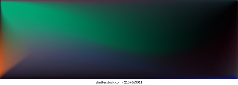 Vivid  Blank Original Background. Neon Dark Wavy Gradient Mesh. Bright Ocean Color Smooth Surface Illustration. Vibrant Colorful Modern Design Backdrop. Water Rainbow Wavy Gradient Mesh.