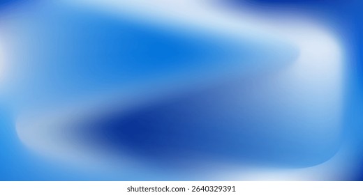 A vivid blue abstract background with a white wave. eps 10