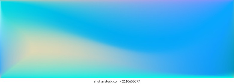 Vivid Blue Colorful Smooth Surface Illustration. Vibrant Blank Wavy Gradient Mesh. Turquoise Office Background. Multicolor Indigo Modern Design Backdrop. Ocean Color Wavy Gradient Mesh.