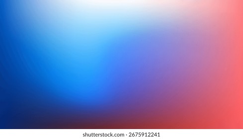 Vivid blue to red gradient background with smooth color flow, ideal for creative design and digital artwork.  