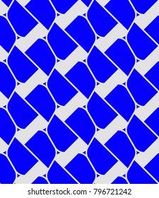 vivid blue texture from hexagons with rounded tips