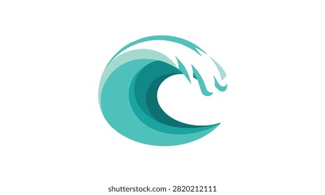 Vivid blue wave with spray and foam on dark background suitable for water sports outdoor scenes nature and ocean concepts