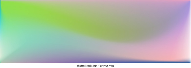 Fondo Vívido Borroso. Ilustración de superficie suave oscura y brillante en blanco. Malla de gradiente de ondulación natural del arcoiris. Colorido y vibrante fondo de diseño moderno. Malla de degradado ondulada de agua multicolor.