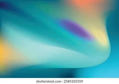 Vivid blurred colorful abstract gradient background