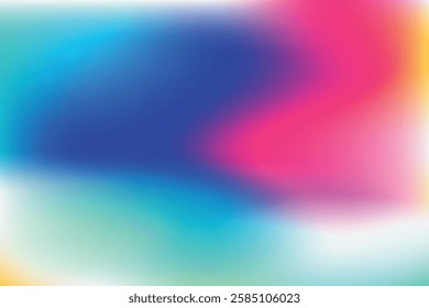 Vivid blurred colorful abstract gradient background