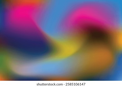 Vivid blurred colorful abstract gradient background