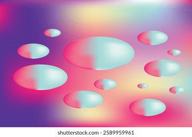 Vivid blurred colorful abstract gradient background