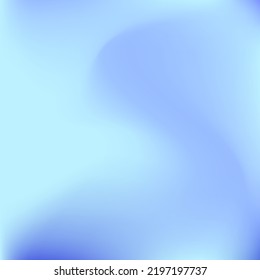 Vivid Blurred Liquid Fluid Cold Gradient Backdrop. Pastel Curve Vibrant Light Blue Smooth Surface. Bright Colorful Color Dark Ocean Swirl Gradient Mesh. Wavy Dynamic Water Indigo Sky Wallpaper.
