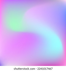 Lebhafter, flüssiger, pulsierender Flüssigkeitswirbel Gradientmesh. Dynamischer, heller mehrfarbiger Hintergrund. Cold Pastel Sky hellfarbener Farbverlauf-Hintergrund. Rosa Neon Wasser Wavy unscharfe Textur.
