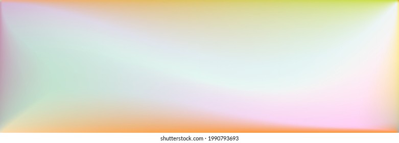 Vivid Bright Dark Blurred Texture Illustration. Natural Water Wavy Gradient Mesh. Colorful Multicolor Blank Wavy Gradient Mesh. Rainbow Office Background. Vibrant Color Modern Design Backdrop.